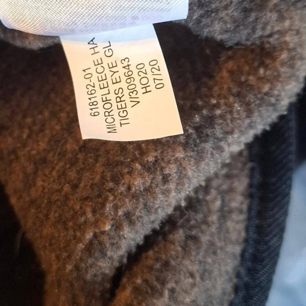 Banana Republic 1/4 Zip Tigers Eye Fleece Pullover Gorpcore Cozy Casual Unisex M